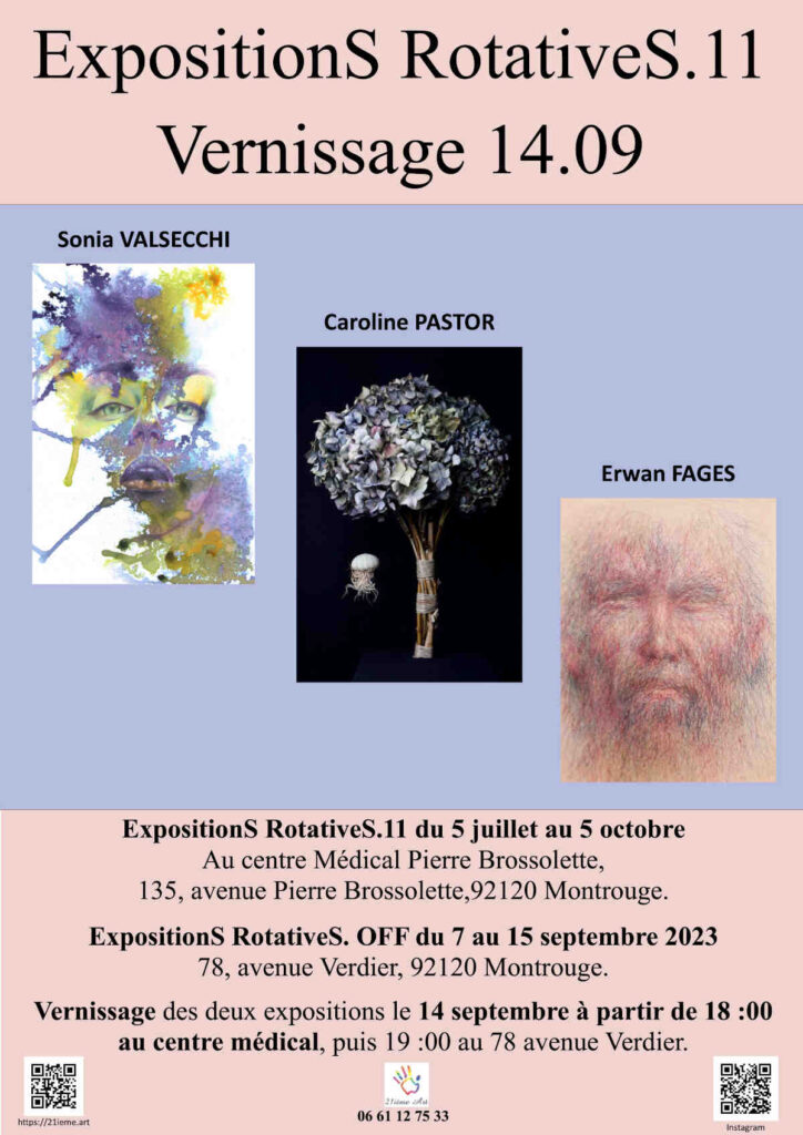 Vernissage ExpositionS RotativeS septembre 2023